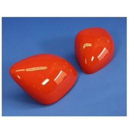 Door Mirror Cover - Driver and Passenger Side (Orange)